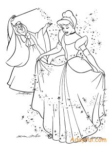 Lý do tranh tô màu công chúa lọ lem được yêu thích và lợi ích khi tô màu