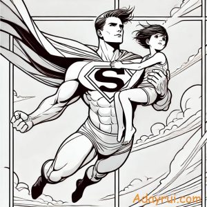 Tải bộ sưu tập tranh tô màu Superman và những điều cần biết