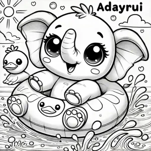 Tranh-to-mau-con-voi-Adayrui