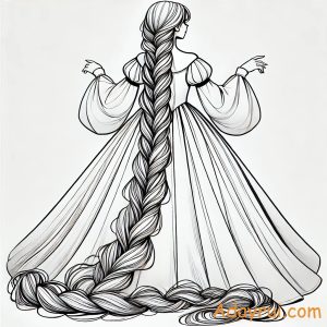 Vì sao Công chúa Rapunzel được yêu thích và lợi ích của việc tô màu