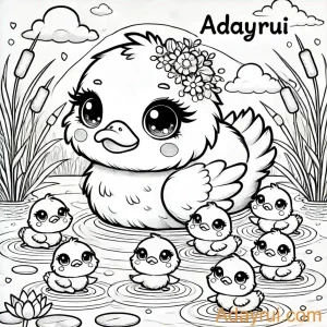 tranh-to-mau-con-vit-Adayrui