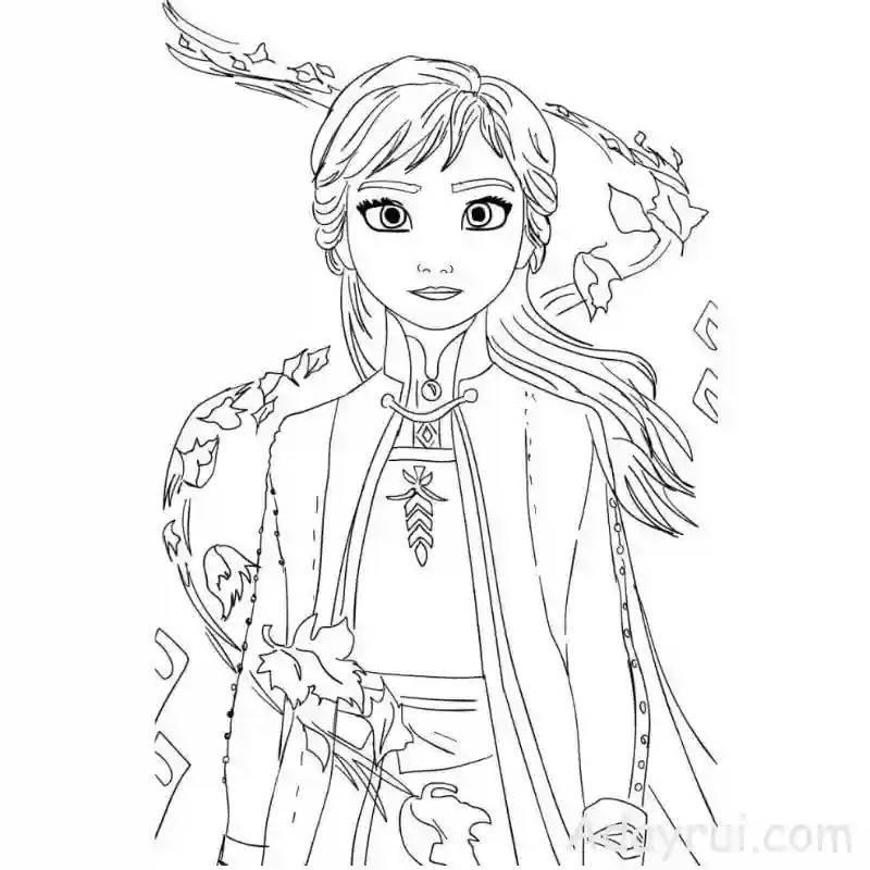 tranh to mau cong chua Anna Adayrui 2