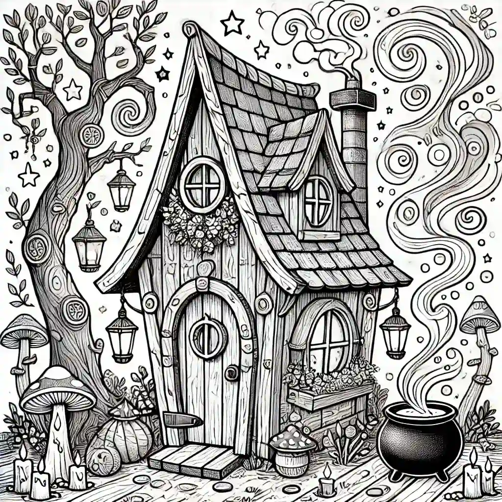 tranh to mau ngoi nha Adayrui 2 1