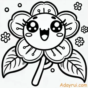 Tranh Tô Màu Hoa Mai – Mẫu Tranh Ngày Tết Rực Rỡ Dành Cho Bé 35 Bức tranh tô màu hoa mai cho bé siêu đáng yêu