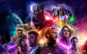 Tổng Hợp Tranh Tô Màu Các Nhân Vật Siêu Anh Hùng Marvel 19 Nhóm Avengers đối đầu Thanos trong khung cảnh vũ trụ hoành tráng – gợi ý tuyệt vời cho tranh tô màu siêu anh hùng Marvel.