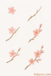 Vẽ Cành Đào – Nét Xuân Gói Trọn Trong Một Nhánh Hoa 11 Hướng dẫn từng bước cách vẽ cành đào đơn giản bằng màu nước.