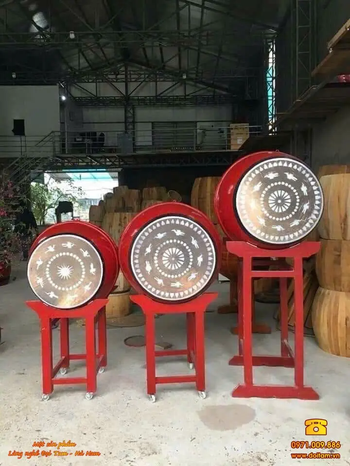 Bộ trống trường học Đọi Tam với nhiều kích thước